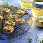 Mushroom & Gruyere Cheese Phyllo Tartlets